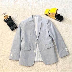 Boys IZOD Seersucker Jacket Size 10